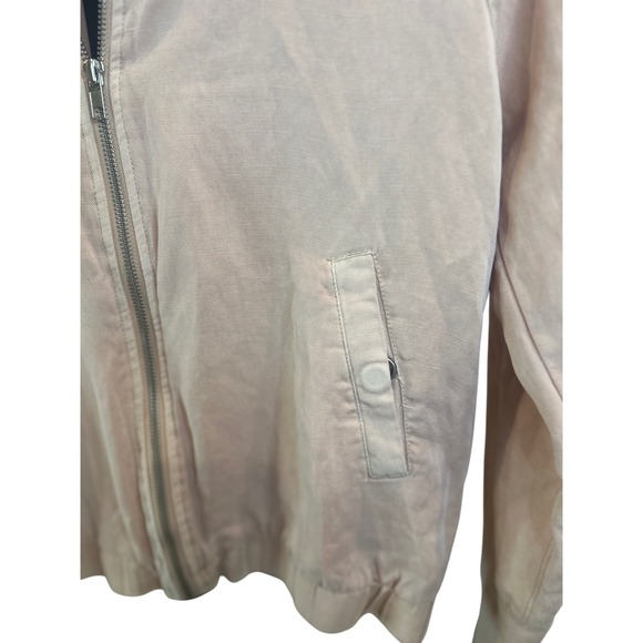 Sanctuary Womens Blush Pink Bomber Jacket Size S - Picture 3 of 7